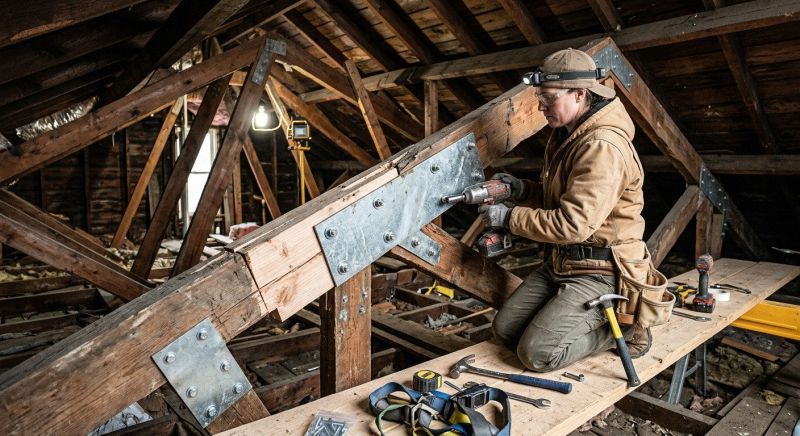 Broken Truss Repair in Wilmington, NC