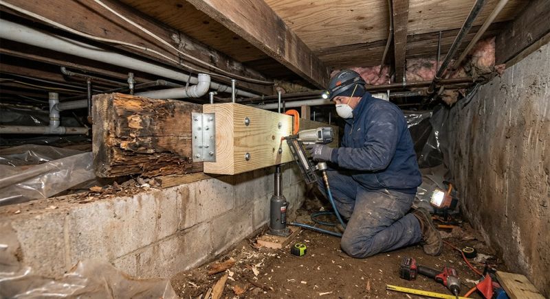 Ceiling Joist Repair in Wilmington, NC