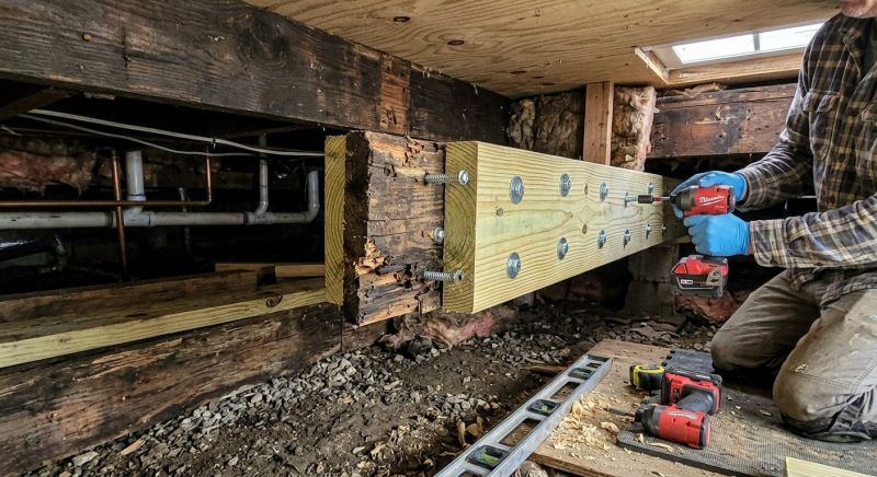 Ceiling Joist Repair in Wilmington, NC