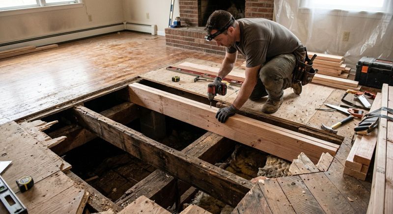 Floor Framing Replacement in Conroe, TX