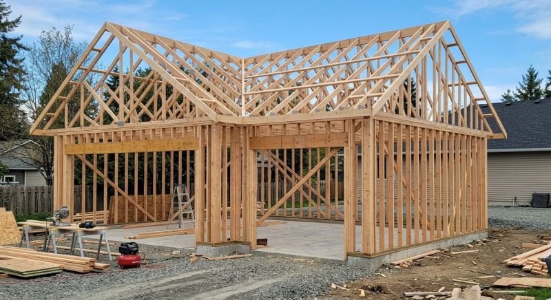 Gable Roof Framing in Conroe, TX