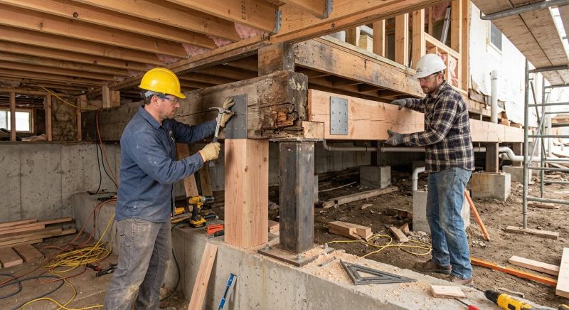 Garage Beam Repair in Wilmington, NC