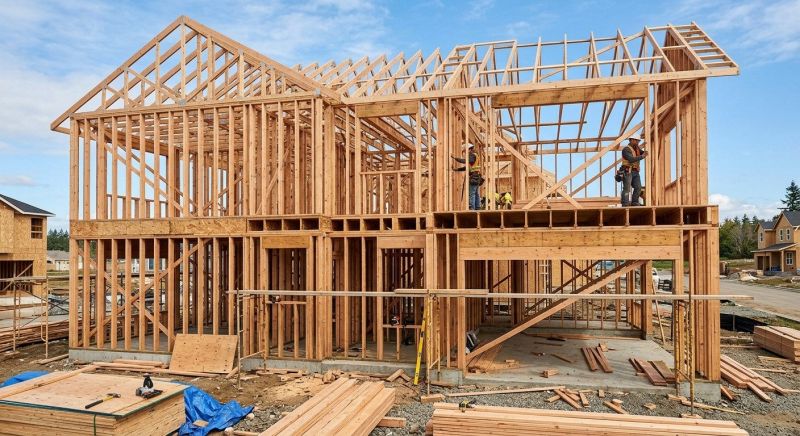 Garage Framing in Conroe, TX