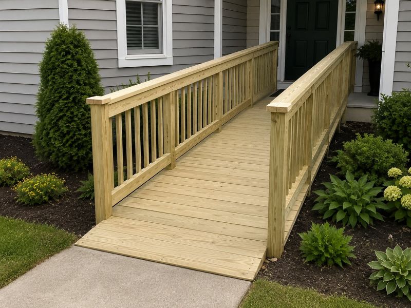 Handicap Ramp Installation in Wilmington, NC