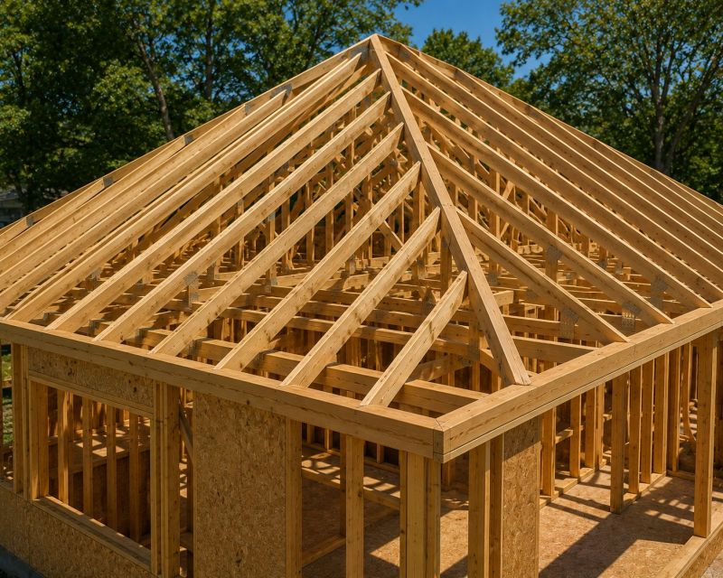 Hip Roof Framing in Wilmington, NC