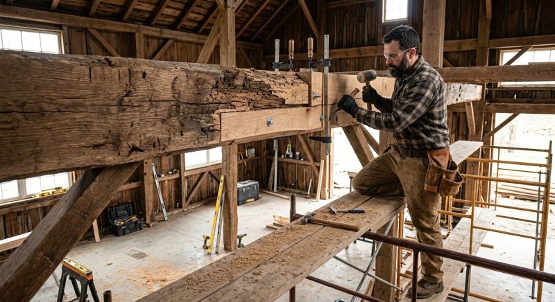 House Beam Replacement in Wilmington, NC