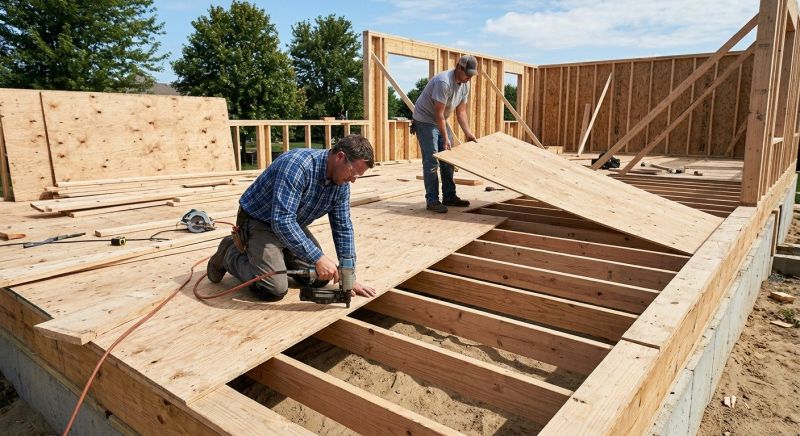 Plywood Flooring Installation in Kansas City, KS