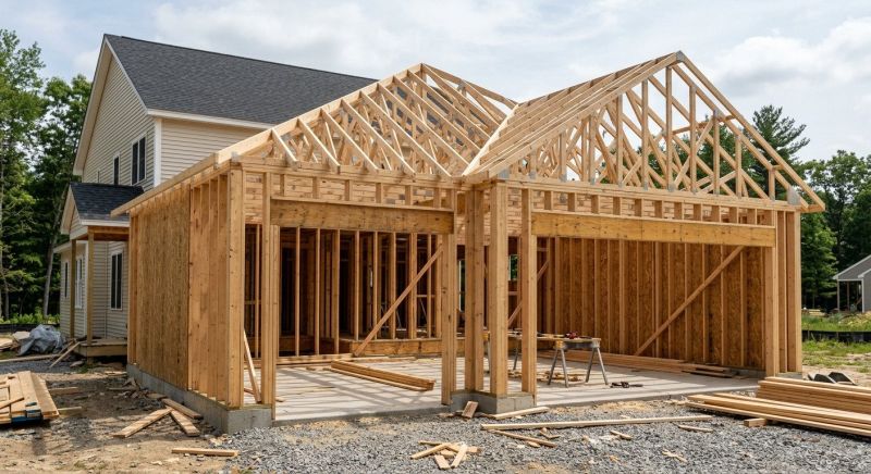 Pole Barn Framing in Conroe, TX