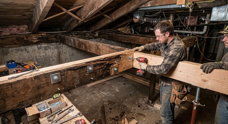 Roof Joist Repair in Wilmington, NC