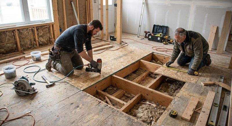 Subfloor Repair in Wilmington, NC