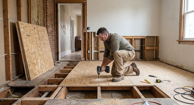 Subflooring Renovation in Conroe, TX